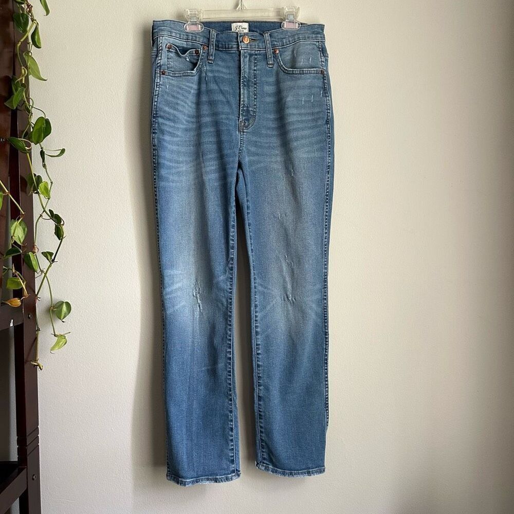 J Crew‎ High Rise Vintage Straight Jeans size 28